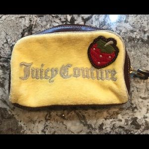 Juicy Couture Yellow Small Makeup Bag
